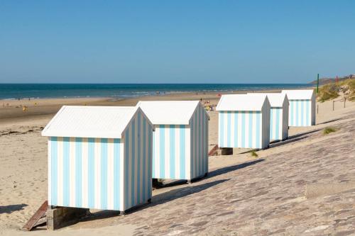 Cabines sur la plage d'Hardelot
