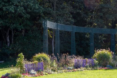 Rond-point fleuri